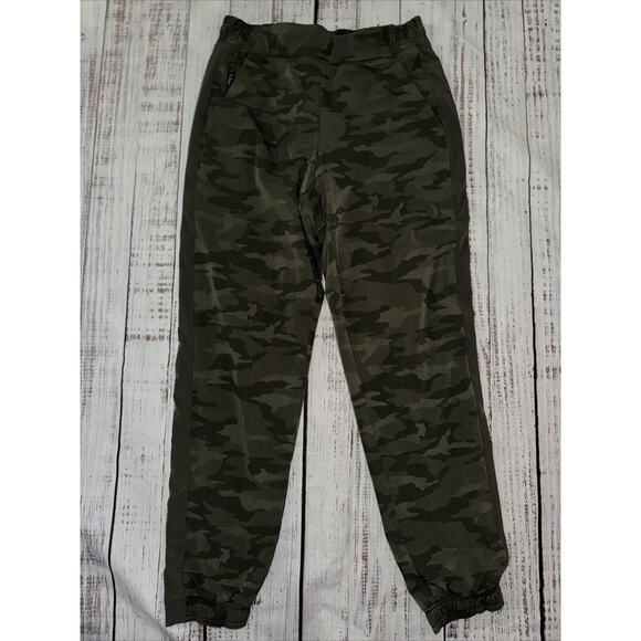 ATHLETA Brooklyn Lined Jogger Camo Green Size 6 - Picture 1 of 5